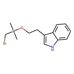 3-(2-Hydroxyethyl)indole, bromomethyldimethylsilyl ether