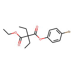 Diethylmalonic acid, 4-bromophenyl ethyl ester