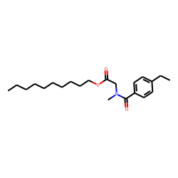 Sarcosine, N-(4-ethylbenzoyl)-, decyl ester