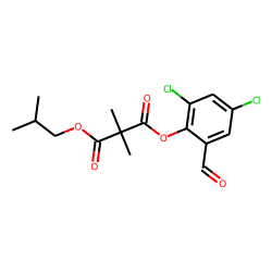 Dimethylmalonic acid, 2,4-dichloro-6-formylphenyl isobutyl ester
