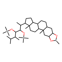 6-Deoxocastasterone, methaneboronate-TMS ether