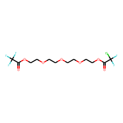 Tetraethylene glycol, chlorodifluoroacetate, trifluoroacetate