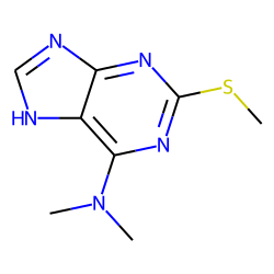 Purine, 6-dimethylamino-2-methylthio-