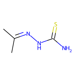 Hydrazinecarbothioamide, 2-(1-methylethylidene)-