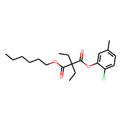 Diethylmalonic acid, 2-chloro-5-methylphenyl hexyl ester