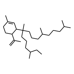 4-Isopropyl-1-methyl-3-[1,5,9-trimethyl-1-(4-methyl-hexyl)-decyl]-cyclohexene