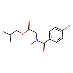 Sarcosine, N-(4-chlorobenzoyl)-, isobutyl ester