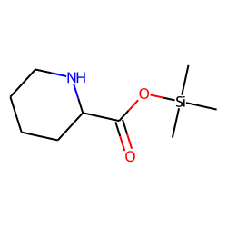 2-Piperidinecarboxylic acid, trimethylsilyl ester