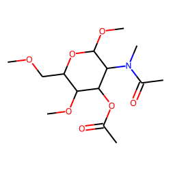 Acetic acid 3-(acetyl-methyl-amino) -2,5-dimethoxy-6-methoxymethyl-tetrahydro-pyran-4-yl ester