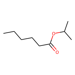 Hexanoic acid, 1-methylethyl ester