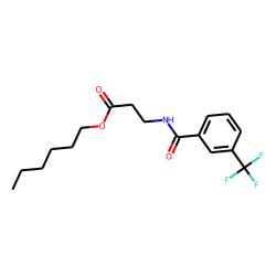 «beta»-Alanine, N-(3-trifluoromethylbenzoyl)-, hexyl ester