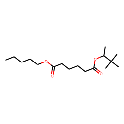 Adipic acid, 3,3-dimethylbut-2-yl pentyl ester