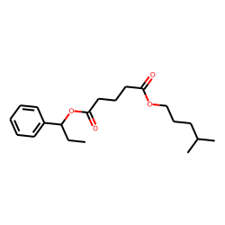 Glutaric acid, isohexyl 1-phenylpropyl ester
