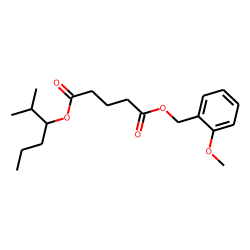 Glutaric acid, 2-methylhex-3-yl 2-methoxybenzyl ester
