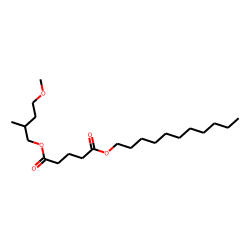 Glutaric acid, 4-methoxy-2-methylbutyl undecyl ester