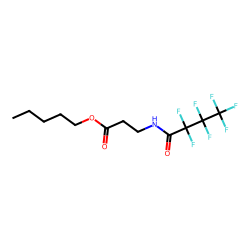 .beta.-Alanine, N-heptafluorobutyryl-, pentyl ester