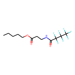 «beta»-Alanine, n-heptafluorobutyryl-, pentyl ester