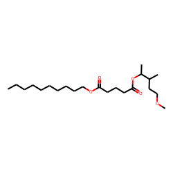 Glutaric acid, decyl 5-methoxy-3-methylpent-2-yl ester