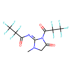 Creatinine, N,N'-di(pentafluoropropionyl)-