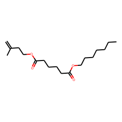 Adipic acid, heptyl 3-methylbut-3-enyl ester