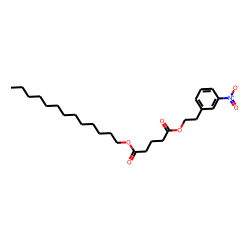 Glutaric acid, 3-nitrophenethyl tridecyl ester