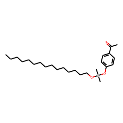Silane, dimethyl(4-acetylphenoxy)pentadecyloxy-