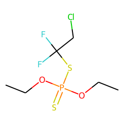 O,O-Diethyl-S-(1,1-difluoro-2-chloroethyl)-dithiophosphate