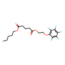 Glutaric acid, 2-(pentafluorophenoxy)ethyl pentyl ester