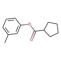 Cyclopentanecarboxylic acid, 3-methylphenyl ester