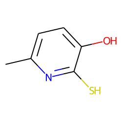 2(1H)-Pyridinethione, 3-hydroxy-6-methyl-