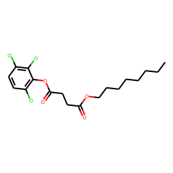 Succinic acid, octyl 2,3,6-trichlorophenyl ester