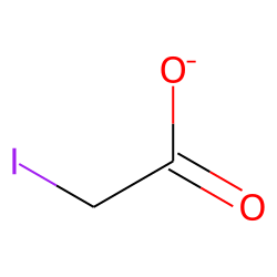 ICH2CO2 anion