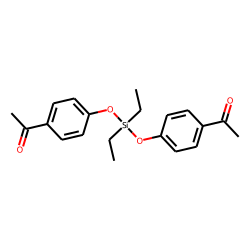 Silane, diethyldi(4-acetylphenoxy)-