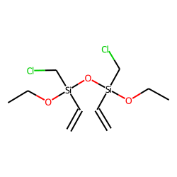 1,3-Disiloxane, 1,3-diethoxy, 1,3-bis-(ethenyl), 1,3-bis-(chloromethyl)