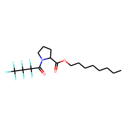 l-Proline, n-heptafluorobutyryl-, octyl ester