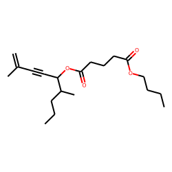 Glutaric acid, butyl 2,6-dimethylnon-1-en-3-yn-5-yl ester