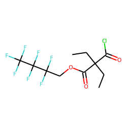 Diethylmalonic acid, monochloride, 2,2,3,3,4,4,4-heptafluorobutyl ester