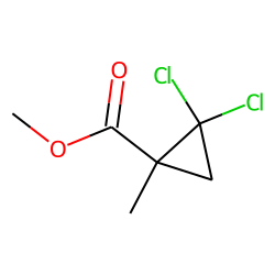 Cyclopropanecarboxylic acid, 2,2-dichloro-1-methyl-, methyl ester