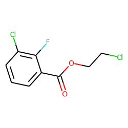 3-Chloro-2-fluorobenzoic acid, 2-chloroethyl ester