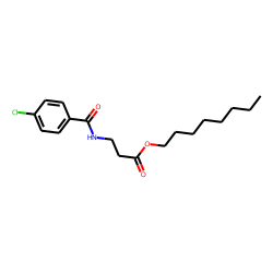 «beta»-Alanine, N-(4-chlorobenzoyl)-, octyl ester