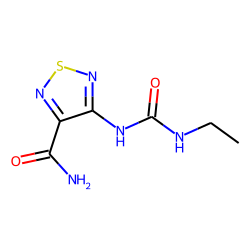 1,2,5-Thiadiazole-3-carboxamide, 4-(3-ethylureido)-