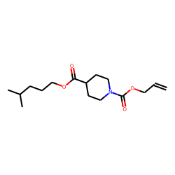Isonipecotic acid, N-allyloxycarbonyl-, isohexyl ester