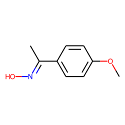 Acetophenone, 4'-methoxy-, oxime