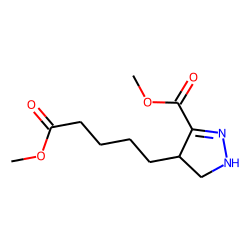 4-(4-Methoxycarbonyl-butyl)-4,5-dihydro-1H-pyrazole-3-carboxylic acid methyl ester