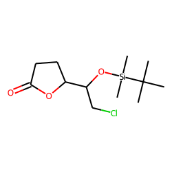 5-tertbutyldimethylsilyloxy-6-chloro-2,3,6-trideoxy-L-threo-hexono-1,4-lactone