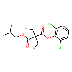 Diethylmalonic acid, 2,6-dichlorophenyl isobutyl ester