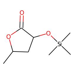 3,5-Dideoxy-erythro-pentonic acid, 1,4-lactone, TMS