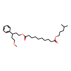 Sebacic acid, isohexyl 5-methoxy-3-phenylpentyl ester