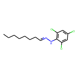 Octanal, 2,4,6-trichlorophenyl hydrazone