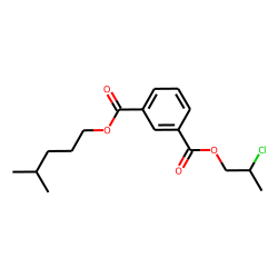 Isophthalic acid, 2-chloropropyl isohexyl ester